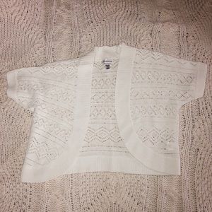 white sweater cardigan